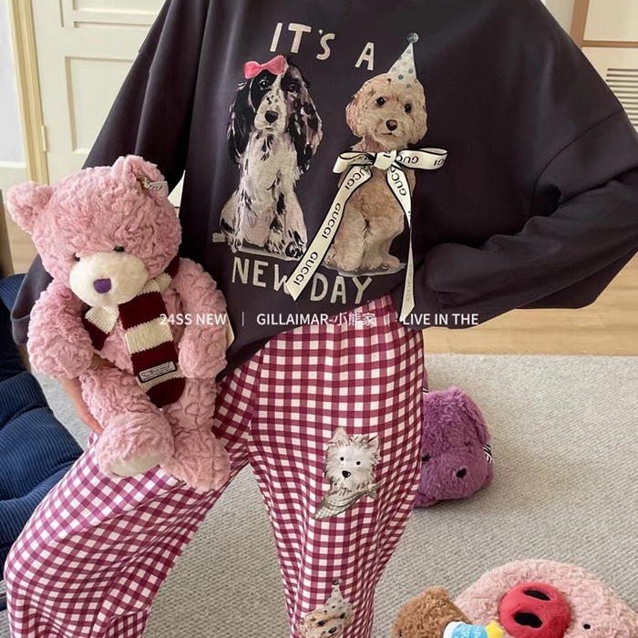 91家纺网 家纺一手货源 找家纺 （总）2025新款小熊家-中古酷狗TS