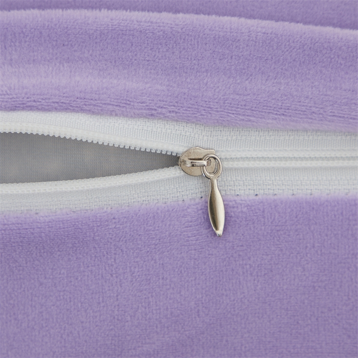 91家纺网 家纺一手货源 找家纺 织布人 2025新款荞麦枕宝宝绒彩虹云朵儿童荞麦枕学生枕头+荞麦枕芯30*50cm 彩虹云朵荞麦枕-紫色