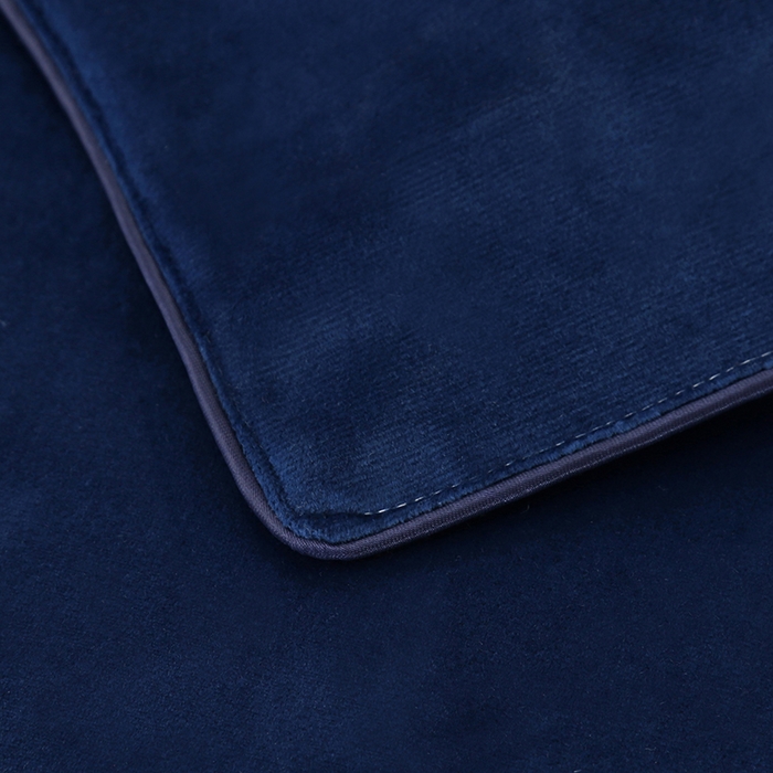 91家纺网 家纺一手货源 找家纺 琪宝阁 2025新款轻奢一族系列立丝绒美 容床罩套件 轻奢一族深蓝