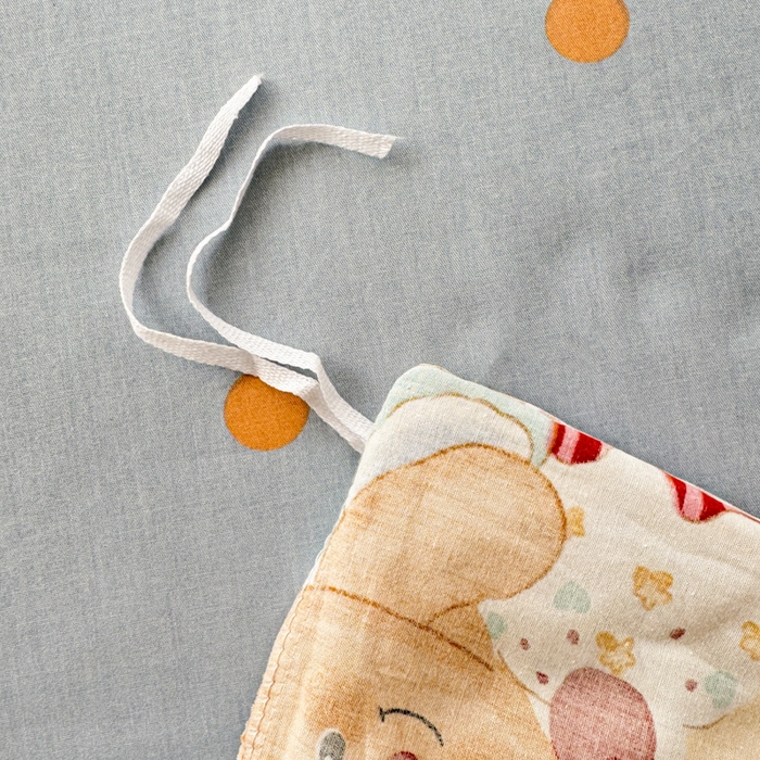 91家纺网 家纺一手货源 找家纺 呗旺鹿 2025新款全棉13372黄油小熊系列四件套 黄油小熊-曲奇