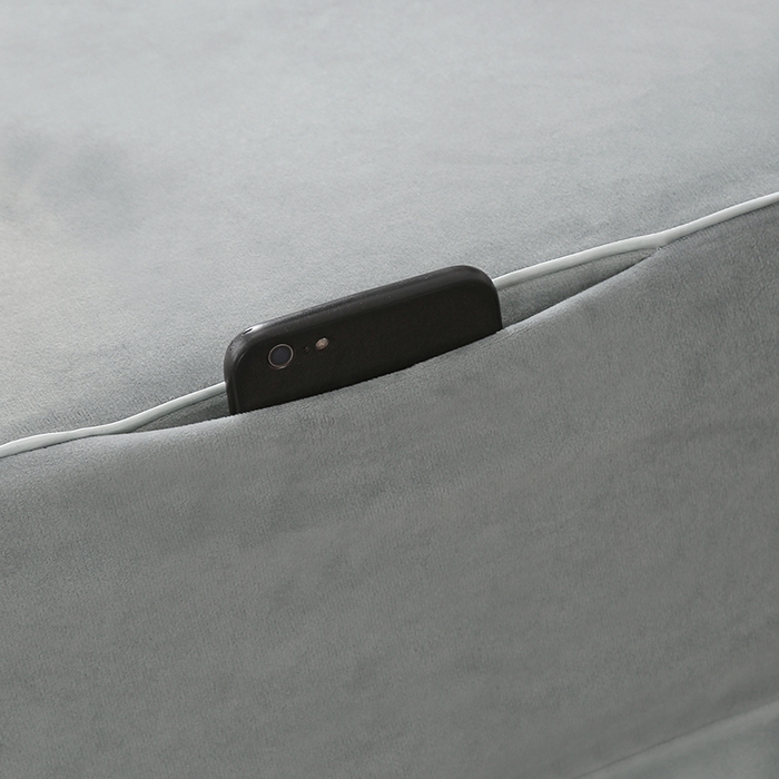 91家纺网 家纺一手货源 找家纺 琪宝阁 2025新款轻奢一族系列立丝绒美 容床罩套件 轻奢一族浅灰1