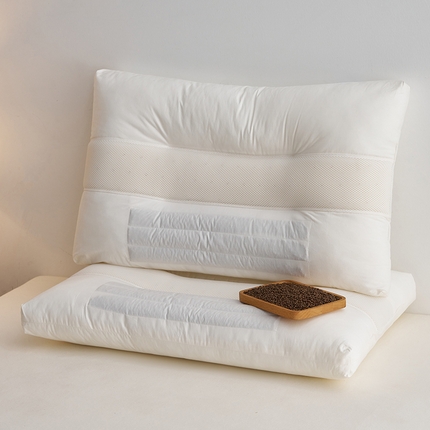 91家纺网 家纺一手货源 找家纺 （总）乐可 2025新款全棉决明子乳胶枕枕头枕芯