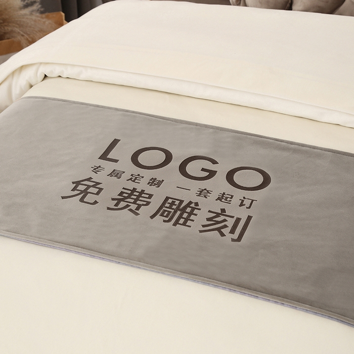 91家纺网 家纺一手货源 找家纺 琪宝阁 2025新款轻奢一族系列立丝绒美 容床罩套件 轻奢一族香槟