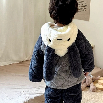 （总）2025新款儿童夹棉狗狗套装
