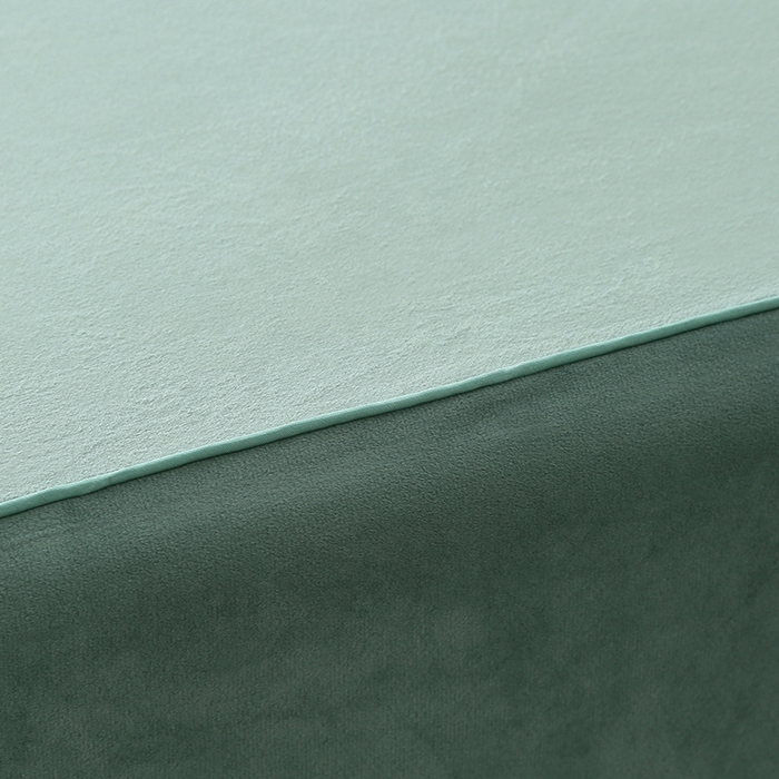 91家纺网 家纺一手货源 找家纺 琪宝阁 2025新款轻奢一族系列立丝绒美 容床罩套件 轻奢一族绿色