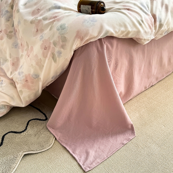 91家纺网 家纺一手货源 找家纺 梦莱斯 2025新款A类有氧针织棉双层纱系列四件套 晚香