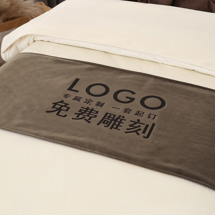 91家纺网 家纺一手货源 找家纺 琪宝阁 2025新款轻奢一族系列立丝绒美 容床罩套件 轻奢一族咖啡