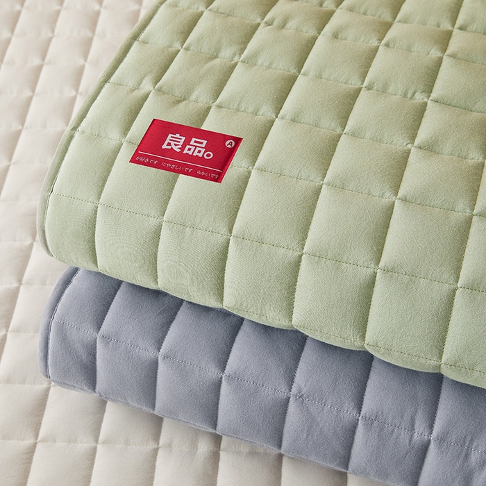 91家纺网 家纺一手货源 找家纺 3C 2025新款全棉水洗棉夹棉床笠-良品 组合图