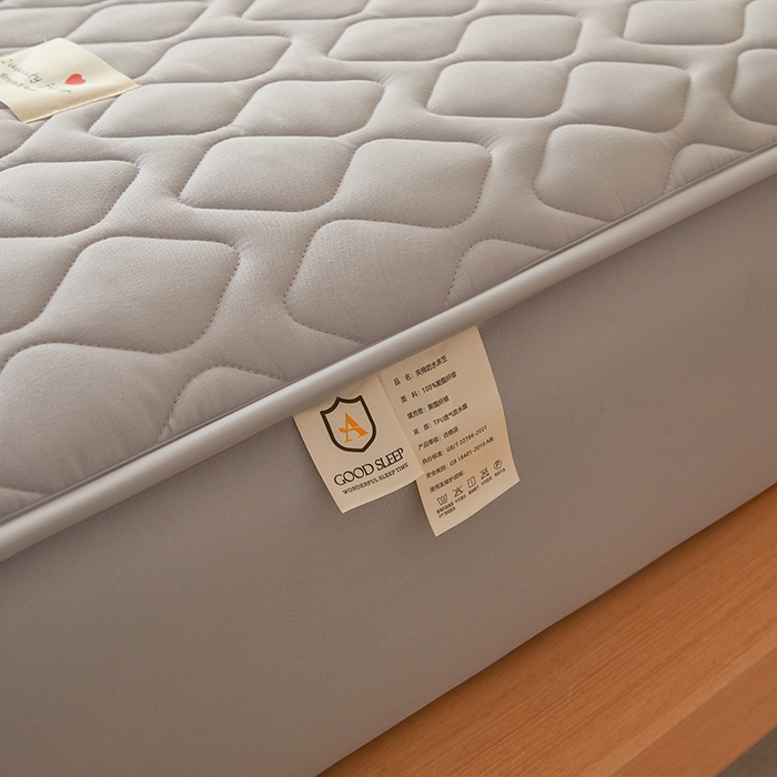 91家纺网 家纺一手货源 找家纺 3C 2025新款A类菱形格防水隔脏床笠-卡诺 卡诺-烟灰