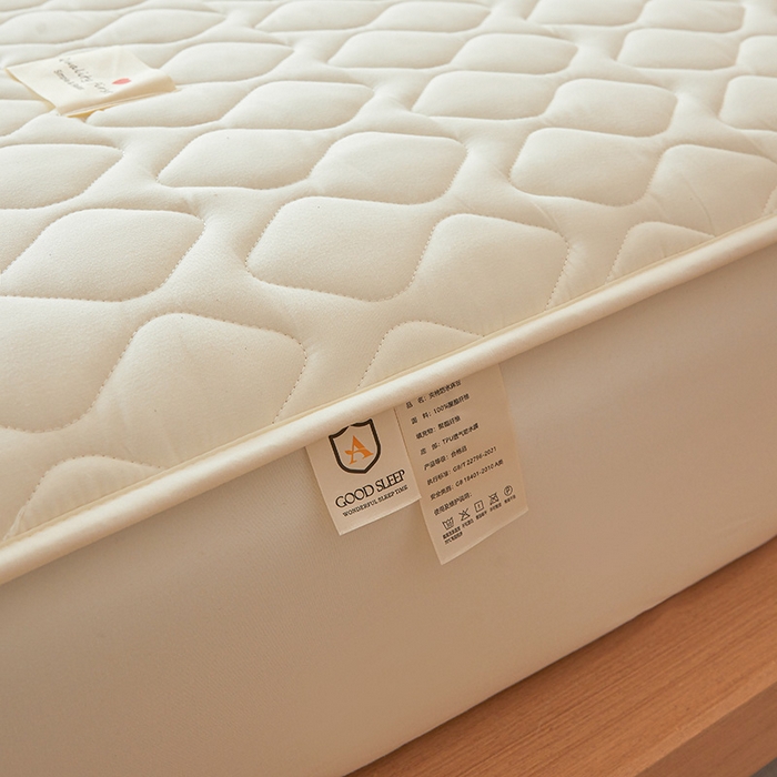 91家纺网 家纺一手货源 找家纺 （总）3C 2025新款A类菱形格防水隔脏床笠-卡诺