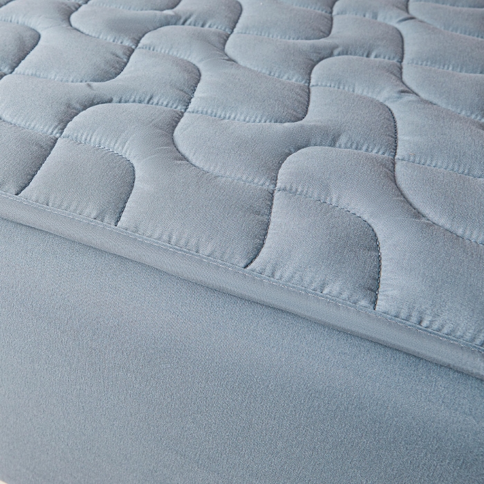 91家纺网 家纺一手货源 找家纺 3C 2025新款A类亲肤夹棉床笠-阡陌 阡陌 海洋蓝