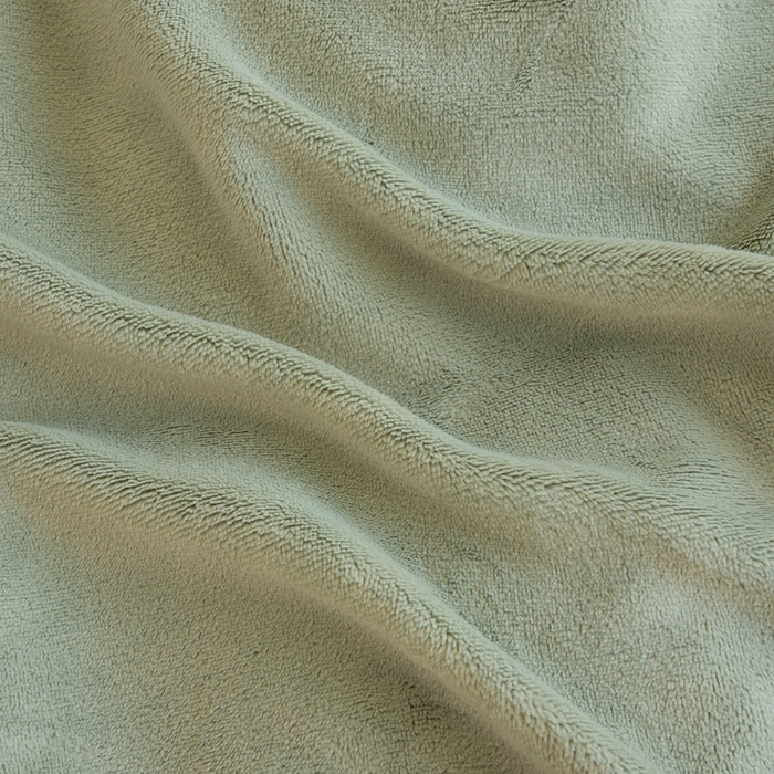 91家纺网 家纺一手货源 找家纺 法芙娜 2025新款牛奶绒被套毯 苔藓绿