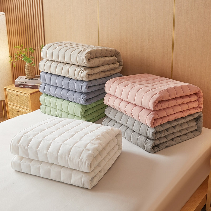 91家纺网 家纺一手货源 找家纺 3C 2025新款全棉水洗棉夹棉床笠-良品 组合图