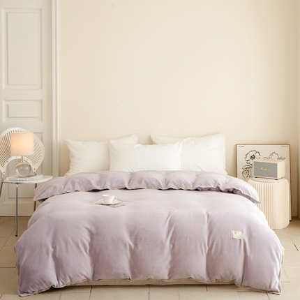 91家纺网 家纺一手货源 找家纺 （总）法芙娜 2025新款230克全消光牛奶绒被套毯