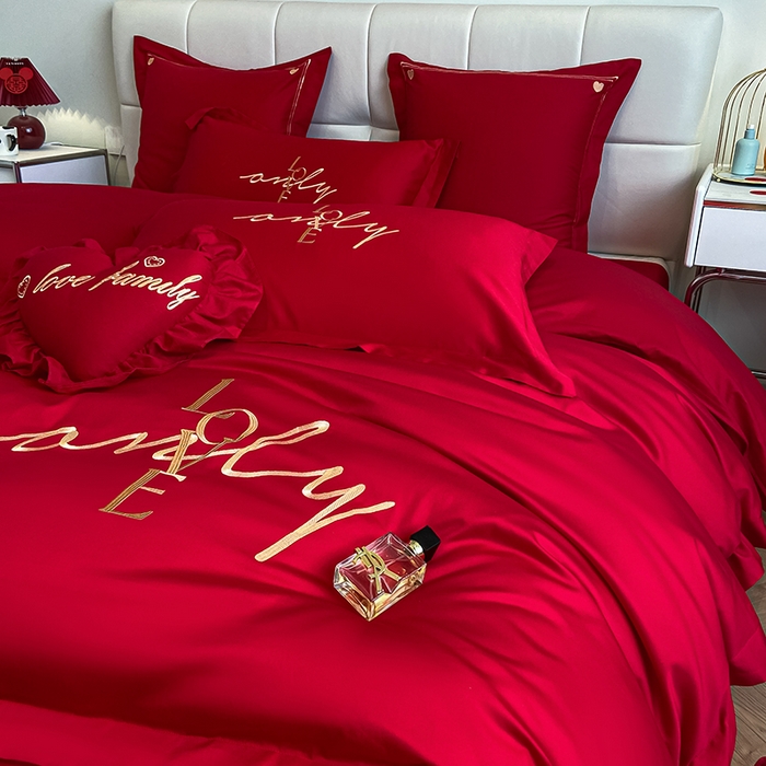 91家纺网 家纺一手货源 找家纺 东方合美（原：皇家传奇） 2023新款小红书风格热款40S婚庆系列 love