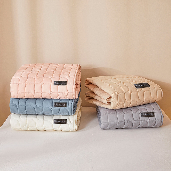 91家纺网 家纺一手货源 找家纺 3C 2025新款A类亲肤夹棉床笠-阡陌 组合图