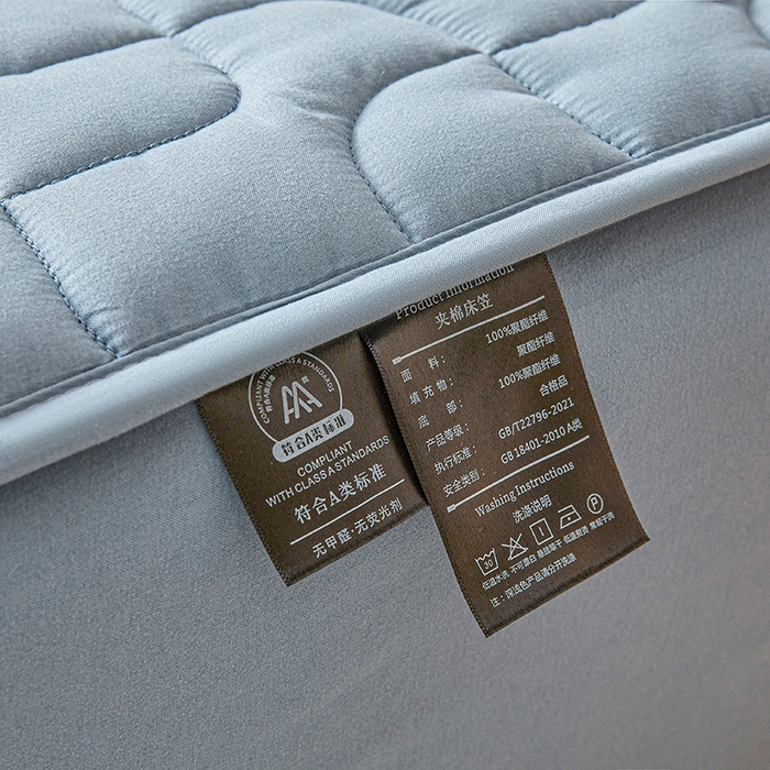 91家纺网 家纺一手货源 找家纺 3C 2025新款A类亲肤夹棉床笠-阡陌 阡陌 海洋蓝