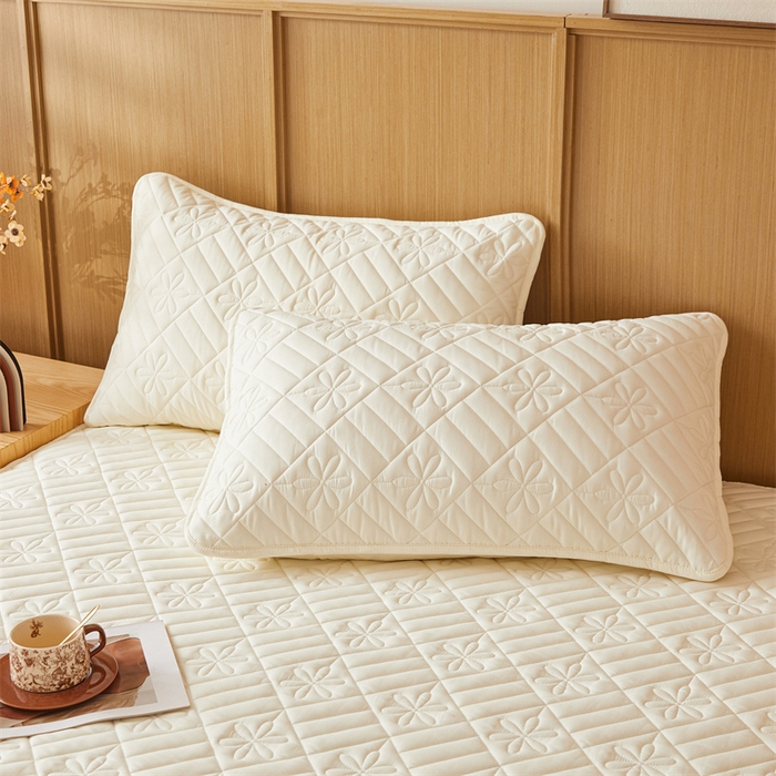 91家纺网 家纺一手货源 找家纺 （总）3C 2025新款A类幸运花防水隔脏床笠