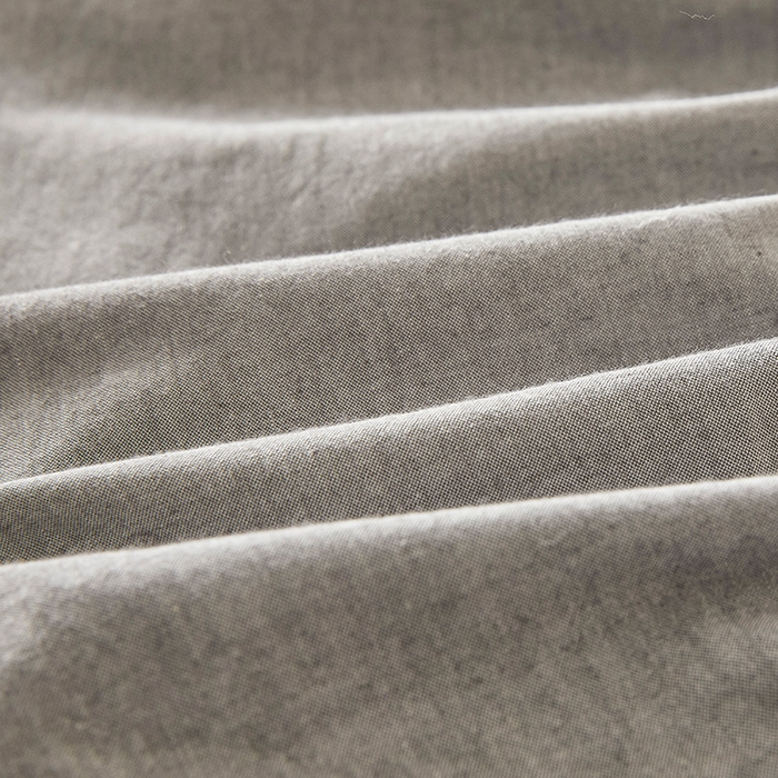 91家纺网 家纺一手货源 找家纺 3C 2025新款全棉水洗棉夹棉床笠-梦屿系列 梦屿 冰山灰