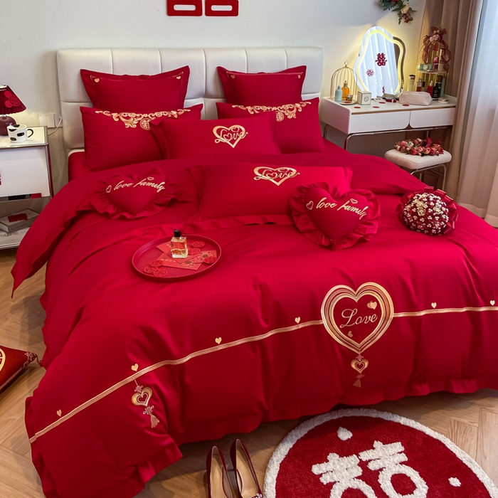 91家纺网 家纺一手货源 找家纺 东方合美（原：皇家传奇） 2023新款小红书风格热款40S婚庆系列 典雅