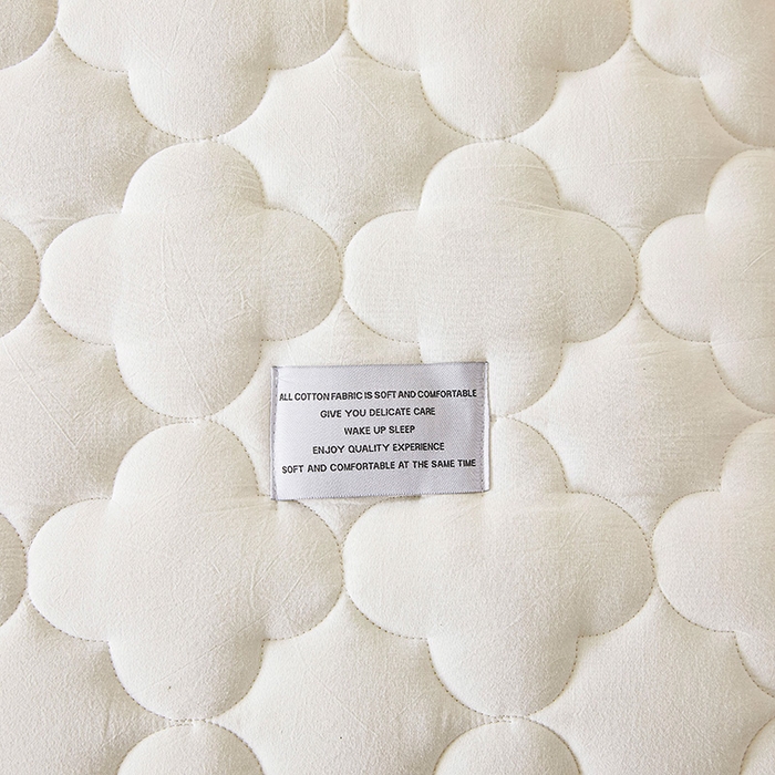 91家纺网 家纺一手货源 找家纺 3C 2025新款全棉水洗棉夹棉床笠-梦屿系列 梦屿 珍珠白