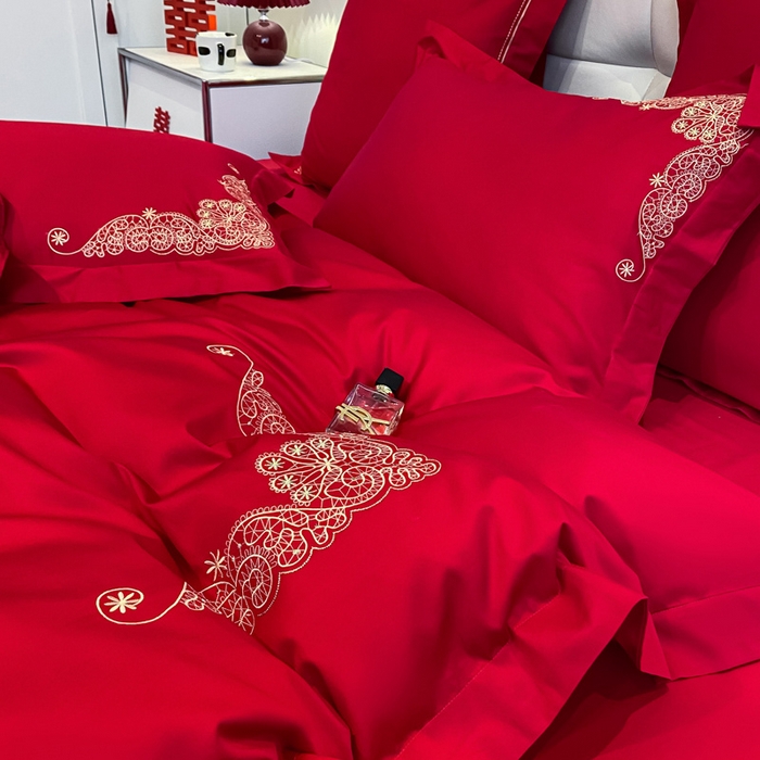 91家纺网 家纺一手货源 找家纺 东方合美（原：皇家传奇） 2023新款小红书风格热款40S婚庆系列 挚爱