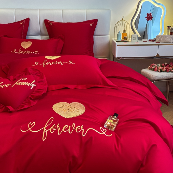 91家纺网 家纺一手货源 找家纺 东方合美（原：皇家传奇） 2023新款小红书风格热款40S婚庆系列 结婚了