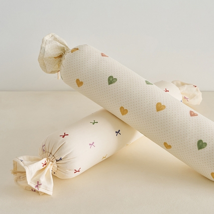 91家纺网 家纺一手货源 找家纺 （总）2025新款有氧全棉双层纱糖果枕 枕头枕芯