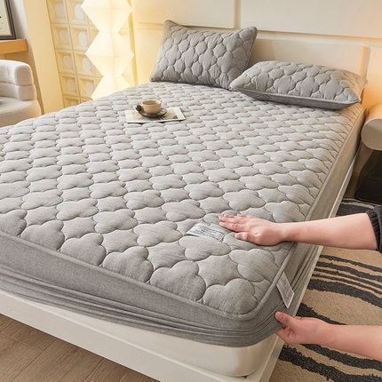 （总）3C 2025新款全棉水洗棉夹棉床笠-梦屿系列