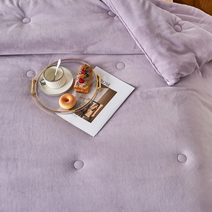 91家纺网 家纺一手货源 找家纺 （总）法芙娜 2025新款230克全消光牛奶绒懒人被