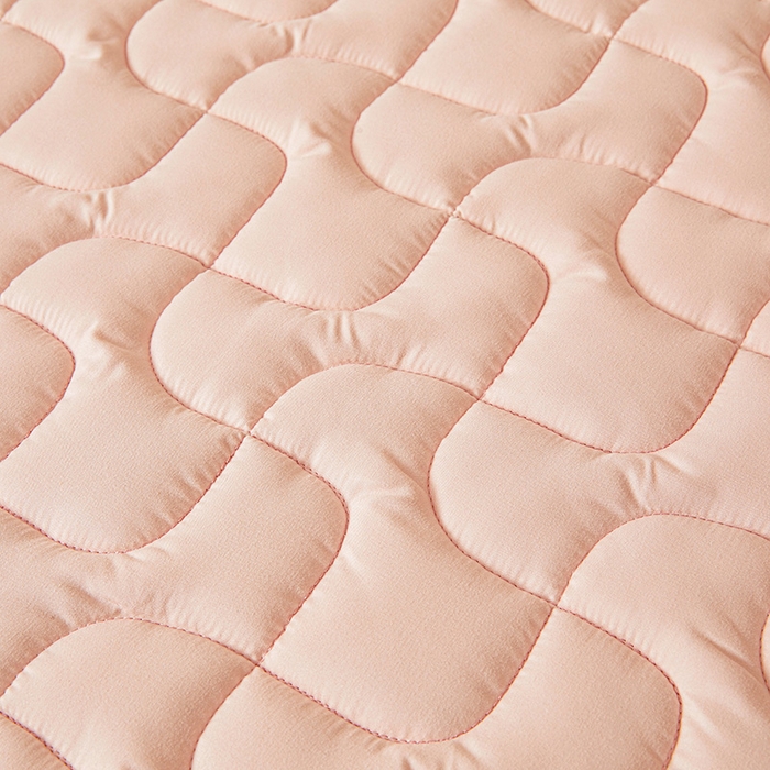 91家纺网 家纺一手货源 找家纺 3C 2025新款A类亲肤夹棉床笠-阡陌 阡陌 温柔粉