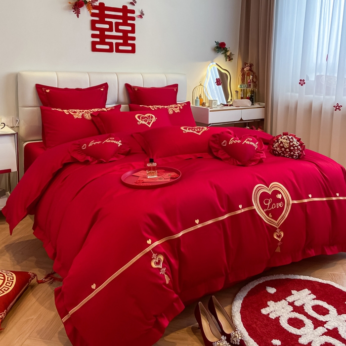 91家纺网 家纺一手货源 找家纺 东方合美（原：皇家传奇） 2023新款小红书风格热款40S婚庆系列 典雅