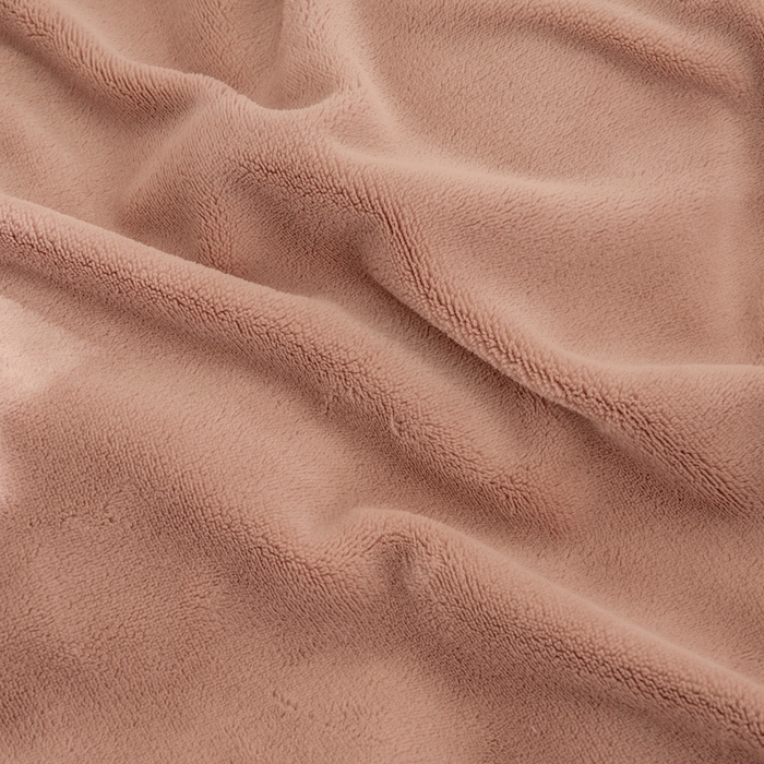 91家纺网 家纺一手货源 找家纺 法芙娜 2025新款牛奶绒被套毯 豆沙粉