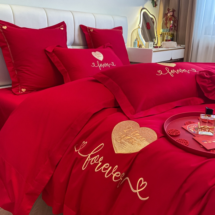 91家纺网 家纺一手货源 找家纺 东方合美（原：皇家传奇） 2023新款小红书风格热款40S婚庆系列 结婚了