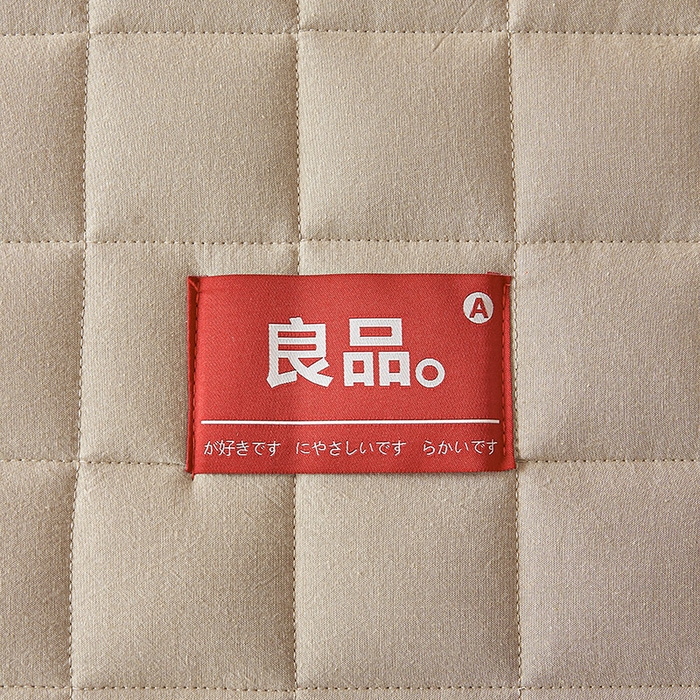 91家纺网 家纺一手货源 找家纺 3C 2025新款全棉水洗棉夹棉床笠-良品 良品 清新灰