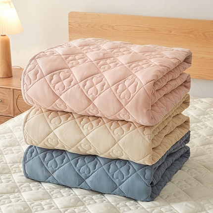 91家纺网 家纺一手货源 找家纺 （总）3C 2025新款A类亲肤夹棉床笠-花叶