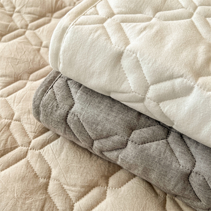 91家纺网 家纺一手货源 找家纺 3C 2024新款A类全棉抗菌防水床笠 组合图