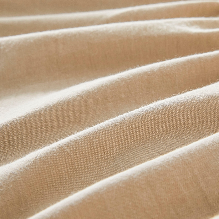 91家纺网 家纺一手货源 找家纺 3C 2025新款全棉水洗棉夹棉床笠-梦屿系列 梦屿 清新灰