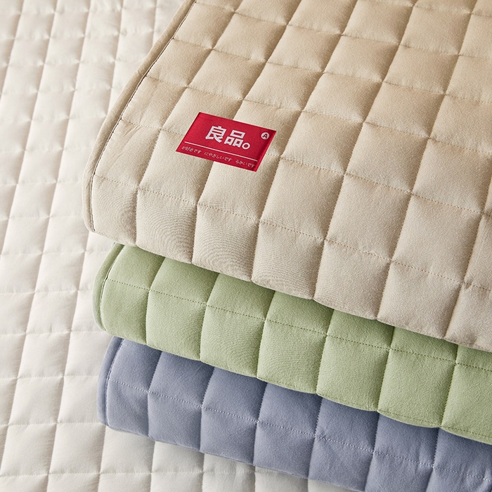 91家纺网 家纺一手货源 找家纺 3C 2025新款全棉水洗棉夹棉床笠-良品 组合图