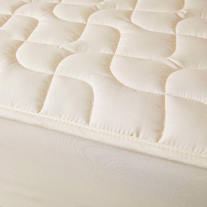 91家纺网 家纺一手货源 找家纺 3C 2025新款A类亲肤夹棉床笠-阡陌 阡陌 珍珠白