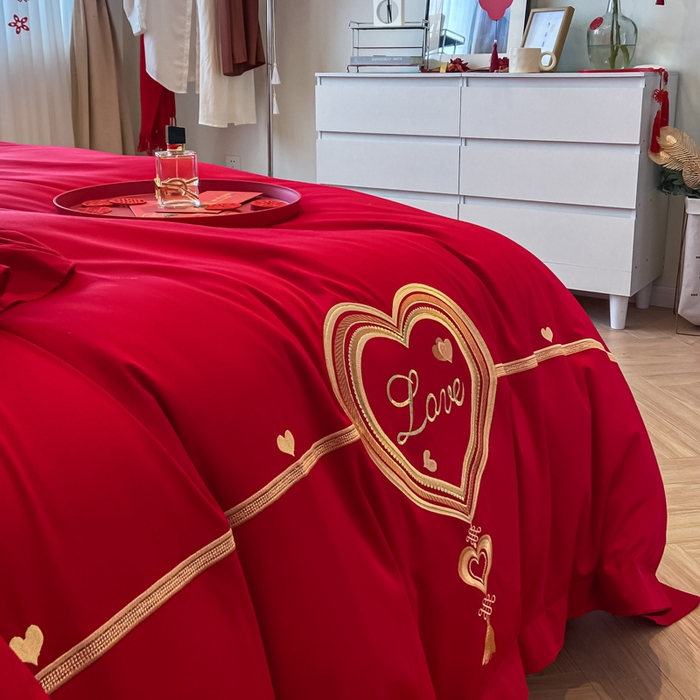 91家纺网 家纺一手货源 找家纺 东方合美（原：皇家传奇） 2023新款小红书风格热款40S婚庆系列 典雅