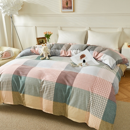 91家纺网 家纺一手货源 找家纺 （总）（优质买家秀 热卖不断货）A类母婴级纯棉全棉磨毛被套三件套全棉纯棉磨毛被套三件套纯棉全棉磨毛被套