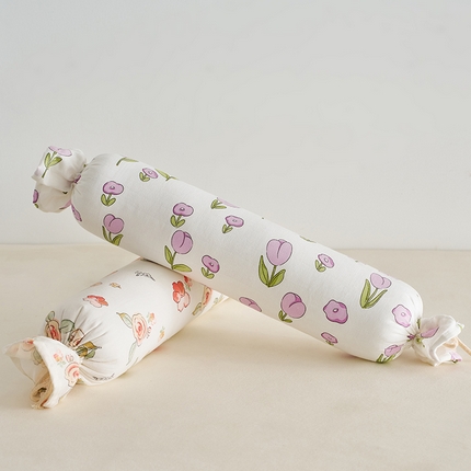 91家纺网 家纺一手货源 找家纺 （总）2025新款有氧全棉双层纱糖果枕 枕头枕芯