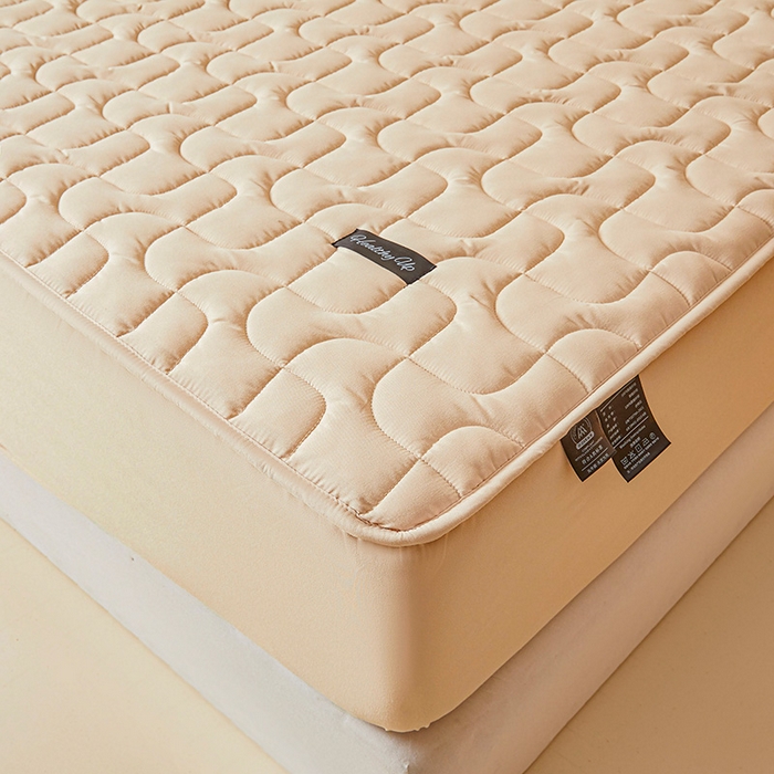 91家纺网 家纺一手货源 找家纺 3C 2025新款A类亲肤夹棉床笠-阡陌 阡陌 浅卡其