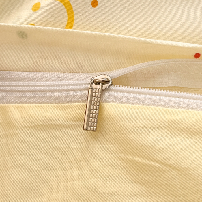 91家纺网 家纺一手货源 找家纺 2025新款全棉卡通小清新系列四件套 多彩笑脸