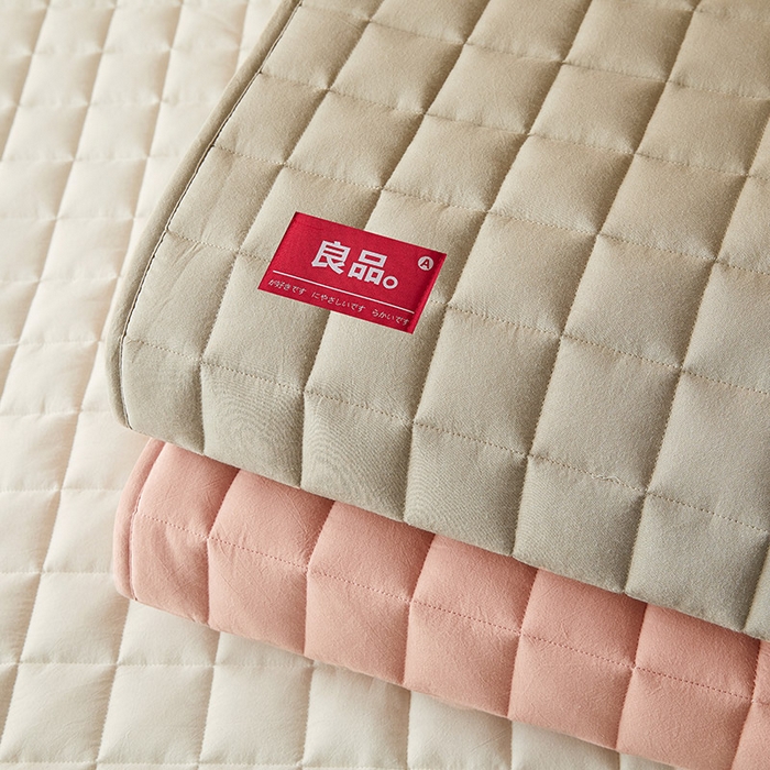 91家纺网 家纺一手货源 找家纺 3C 2025新款全棉水洗棉夹棉床笠-良品 组合图