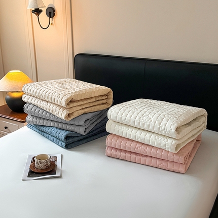 3C 2025新款A类亲肤夹棉床笠-小云朵 组合图