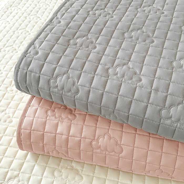 91家纺网 家纺一手货源 找家纺 3C 2025新款A类亲肤夹棉床笠-小云朵 组合图