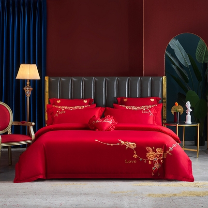 91家纺网 家纺一手货源 找家纺 （总）东方合美（原：皇家传奇） 2023新款100磨毛婚庆多件套系列