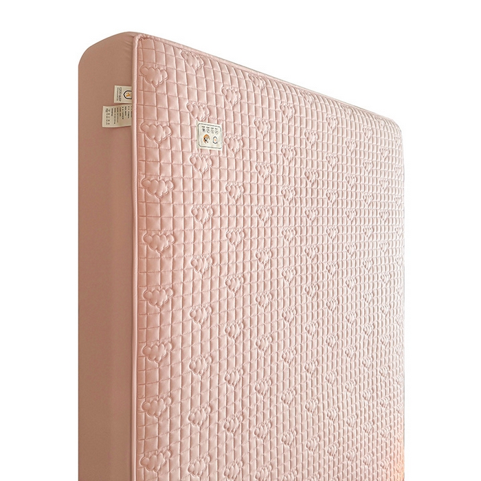 91家纺网 家纺一手货源 找家纺 3C 2025新款A类亲肤夹棉床笠-小云朵 小云朵 胭脂粉